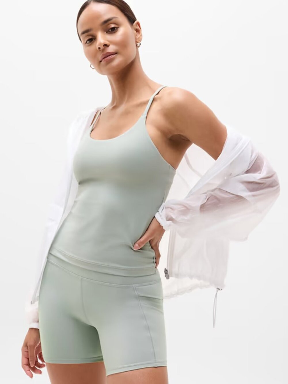 Athleta Transcend Scoop Built-In Bra Tank A-C NWT